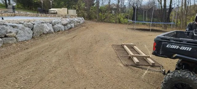 Bobcat grading and site-prep project in Centerville, OH