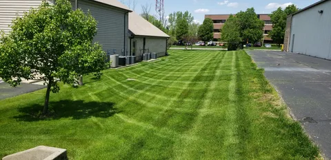 Lawn care and mowing project by 5 Points in the Dayton, OH area (photo 1)